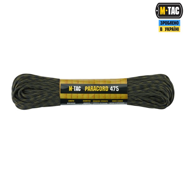 M-Tac паракорд 475 30m Black Forest - MTC-PC47530-BF