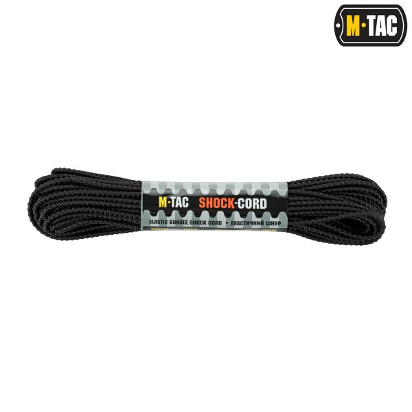 M-Tac паракорд Shock-Cord 3mm Dragon Skin Black 15м - MTC-SC-3DS15-BK