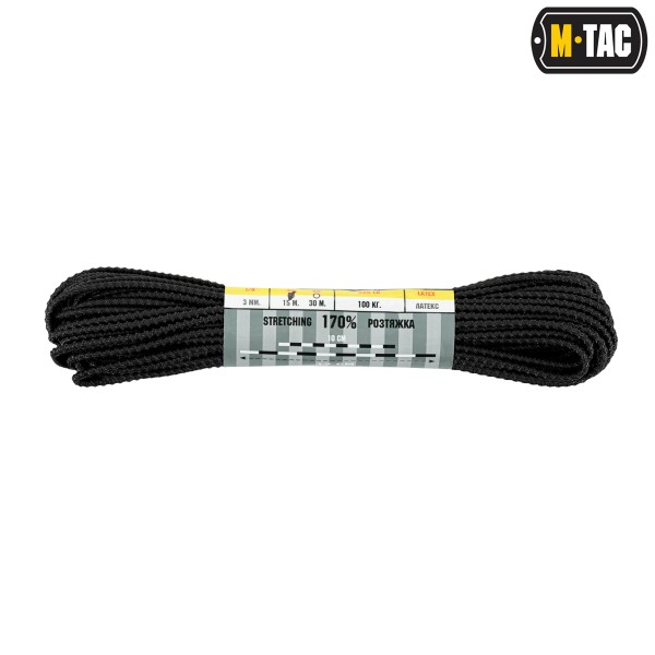 M-Tac паракорд Shock-Cord 3mm Dragon Skin Black 15м - MTC-SC-3DS15-BK M-Tac паракорд Shock-Cord 3mm Dragon Skin Black 15м - MTC-SC-3DS15-BK