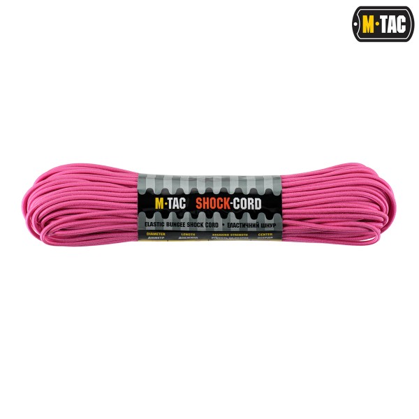 M-Tac паракорд Shock-Cord 3 mm Neon Pink 30м - MTC-SC-PC30-NP
