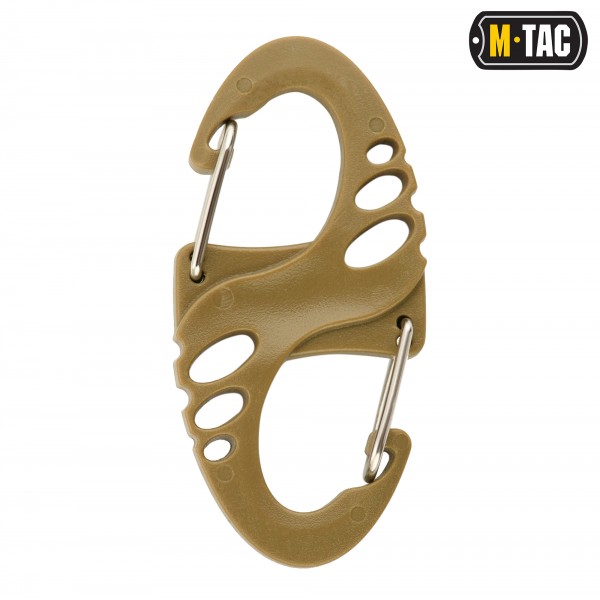 M-Tac карабін S-Hook пластиковий Coyote - MTC-SHKCRBNR-COY M-Tac карабін S-Hook пластиковий Coyote - MTC-SHKCRBNR-COY