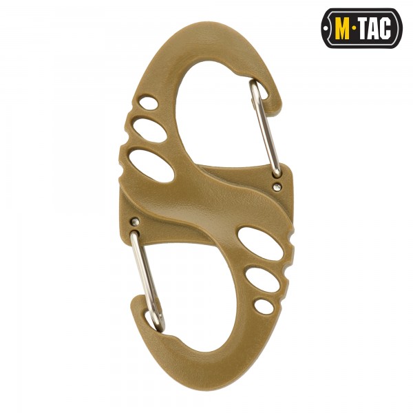 M-Tac карабін S-Hook пластиковий Coyote - MTC-SHKCRBNR-COY M-Tac карабін S-Hook пластиковий Coyote - MTC-SHKCRBNR-COY