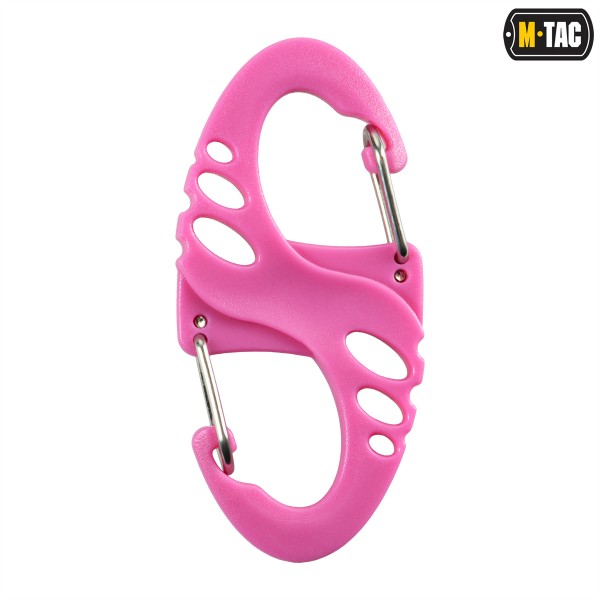 M-Tac карабін S-Hook пластиковий Pink - MTC-SHKCRBNR-PK