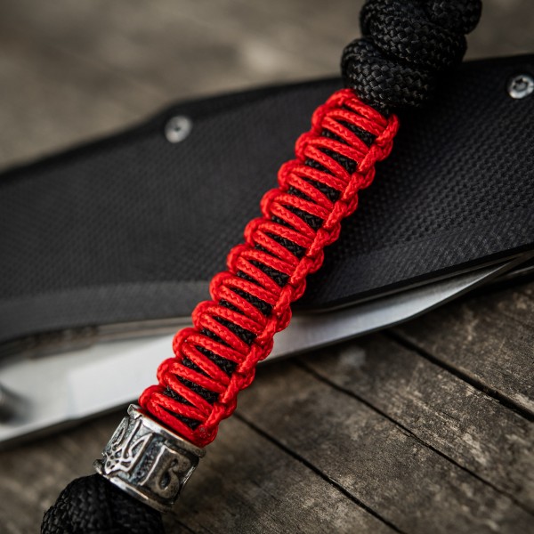 M-Tac темляк Scandinavian Воля Silver Black&Red - MTC-TMLSCVOL-SBR M-Tac темляк Scandinavian Воля Silver Black&Red - MTC-TMLSCVOL-SBR