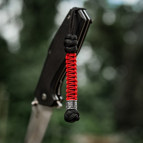 M-Tac темляк Scandinavian Воля Silver Black&Red - MTC-TMLSCVOL-SBR M-Tac темляк Scandinavian Воля Silver Black&Red - MTC-TMLSCVOL-SBR