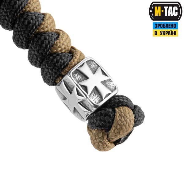 M-Tac темляк Viper Козацкий Крест Steel Black&Coyote - MTC-TMLVKC-SBC