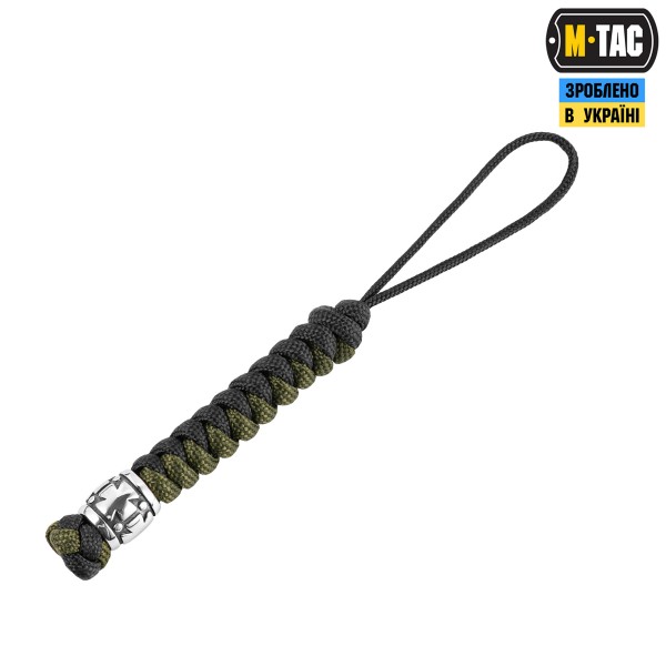 M-Tac темляк Viper Козацкий Крест V.2 Steel Black&Olive - MTC-TMLVKCV2-SBO