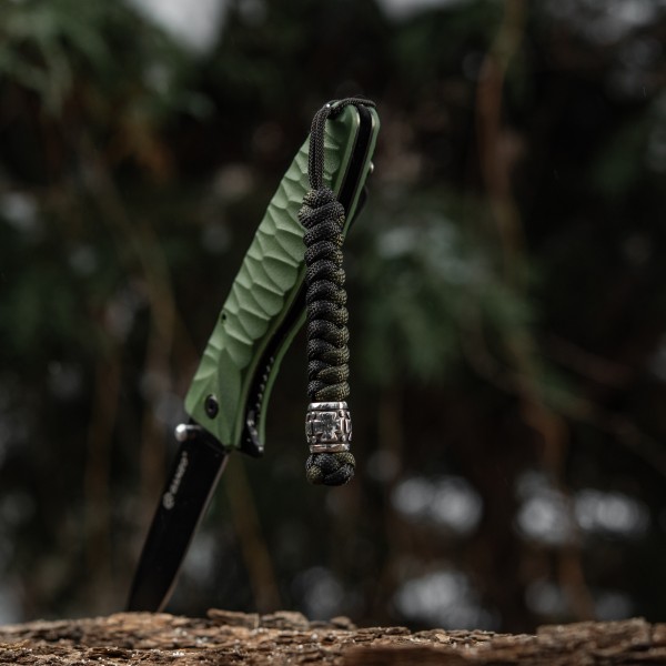 M-Tac темляк Viper Козацкий Крест V.2 Steel Black&Olive - MTC-TMLVKCV2-SBO