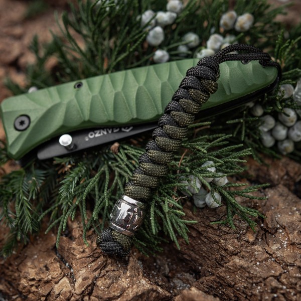 M-Tac темляк Viper Козацкий Крест V.2 Steel Black&Olive - MTC-TMLVKCV2-SBO
