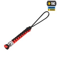 M-Tac темляк Viper Козацкий Крест V.2 Steel Black&Red