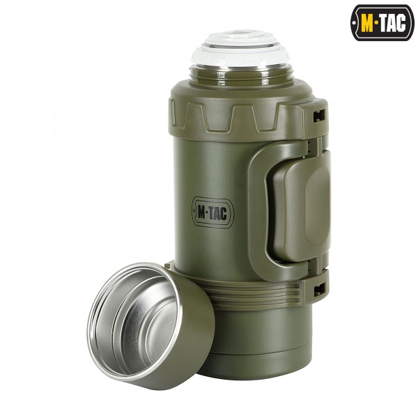 M-Tac термос турістичний1600 мл олива/нерж. - 60060001 M-Tac термос турістичний1600 мл олива/нерж. - 60060001