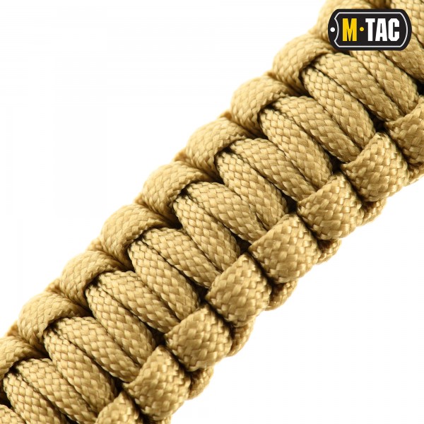 M-Tac браслет паракорд з іскровисікателем, компасом і свистком Tan - XJ0001C-TAN M-Tac браслет паракорд з іскровисікателем, компасом і свистком Tan - XJ0001C-TAN