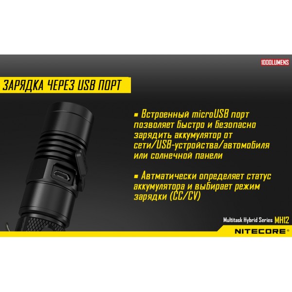 Ліхтар Nitecore MH12 - 2592457