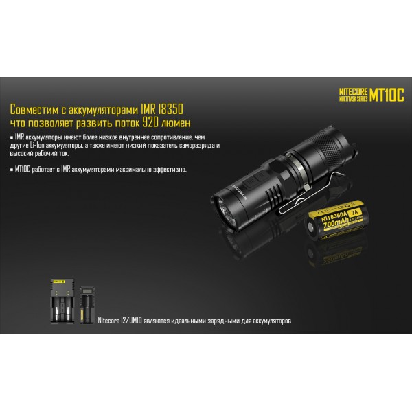 Ліхтар Nitecore MT10C - 2592479