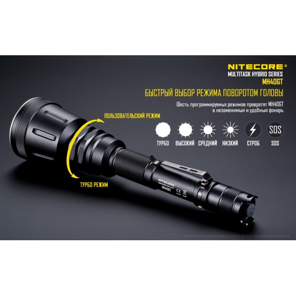 Ліхтар Nitecore MH40GT - 2592467