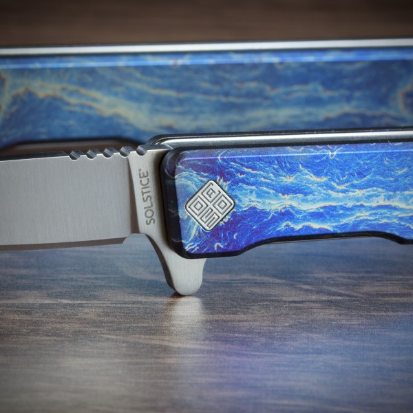 Ніж Ocaso "Solstice", Anodized titanium, Satin - 10DBS