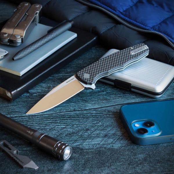 Ніж Ocaso "Strategy", Carbon Fiber + G-10, Satin - 29BCD Ніж Ocaso "Strategy", Carbon Fiber + G-10, Satin - 29BCD