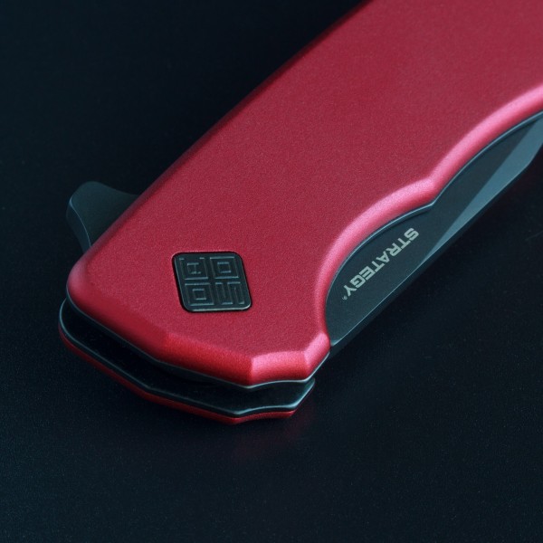 Ніж Ocaso "Strategy", Red Aluminum, Black - 29RDB Ніж Ocaso "Strategy", Red Aluminum, Black - 29RDB