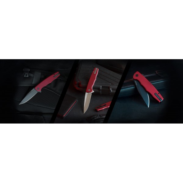 Нож Ocaso "Strategy", Red Aluminum, Satin - 29RDS Нож Ocaso "Strategy", Red Aluminum, Satin - 29RDS