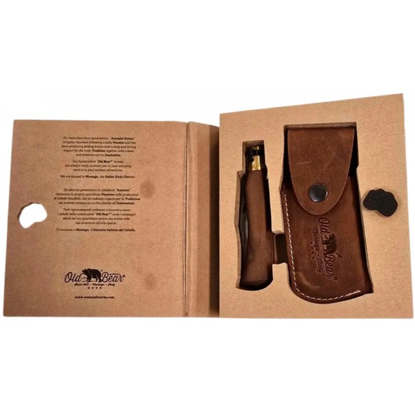Ніж подарунковий Old Bear Gift Box Classic M Walnut - 13310029 Ніж подарунковий Old Bear Gift Box Classic M Walnut - 13310029