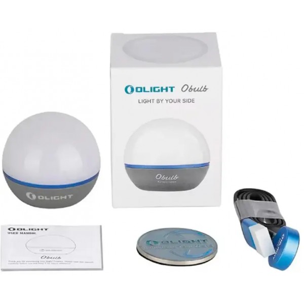 Ліхтар кемпінговий Olight Obulb Grey - 23703285
