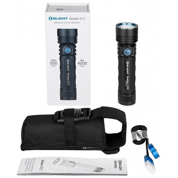 Фонарь Olight Seeker 3 Pro Black - 23703529 Фонарь Olight Seeker 3 Pro Black - 23703529