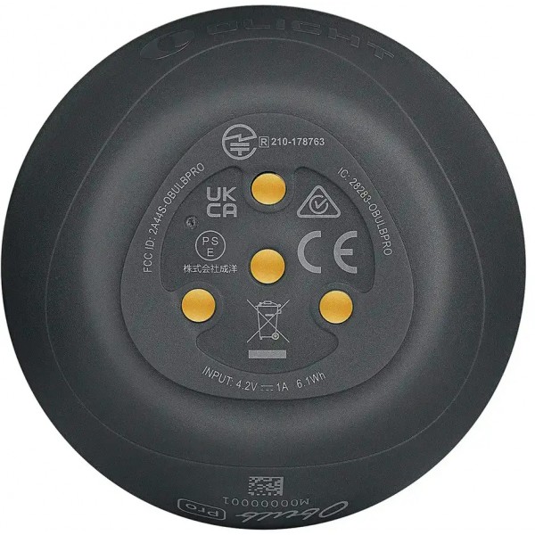 Фонарь кемпинговый Olight Obulb Pro Black - 23703679