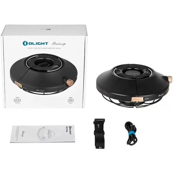 Фонарь кемпинговый Olight Haloop Black - 23703871