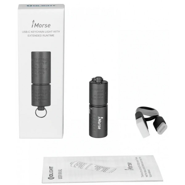 Ліхтар-брелок Olight IMorse. Gunmetal grey - 23703875
