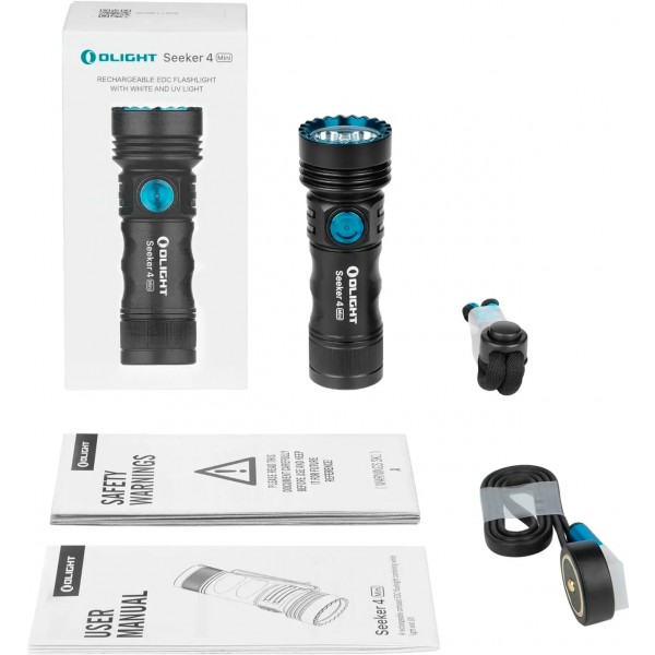 Фонарь Olight Seeker 4 Mini Neutral White Black - 23704101 Фонарь Olight Seeker 4 Mini Neutral White Black - 23704101