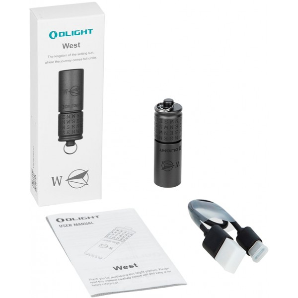 Ліхтар-брелок Olight I1R2 PRO West Black - 23704222