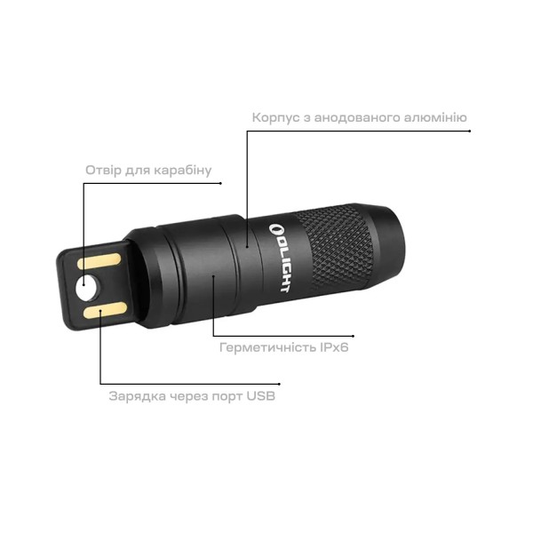 Ліхтар-брелок Olight Imini 2 Black - 23704251 Ліхтар-брелок Olight Imini 2 Black - 23704251