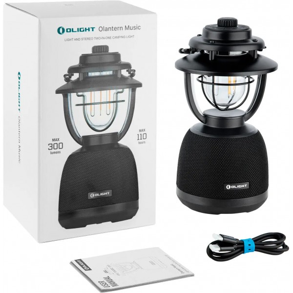 Ліхтар кемпінговий Olight Olantern Music Black - 23704365 Ліхтар кемпінговий Olight Olantern Music Black - 23704365