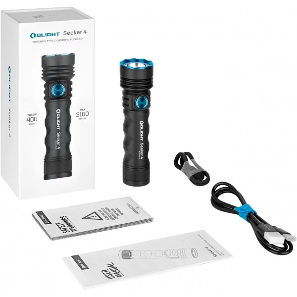 Ліхтар Olight Seeker 4 Matte Black - 23704367 Ліхтар Olight Seeker 4 Matte Black - 23704367