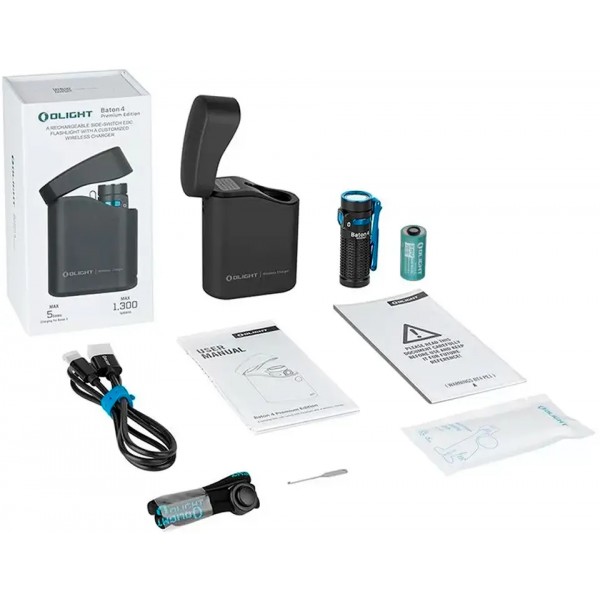 Фонарь Olight Baton 4 Premium Black - 23704373 Фонарь Olight Baton 4 Premium Black - 23704373