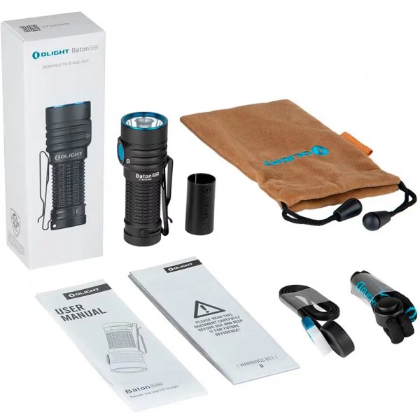 Ліхтар Olight Baton Turbo Black - 23704396 Ліхтар Olight Baton Turbo Black - 23704396