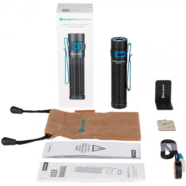 Ліхтар Olight Baton 3 Pro Max NW Black - 23704461