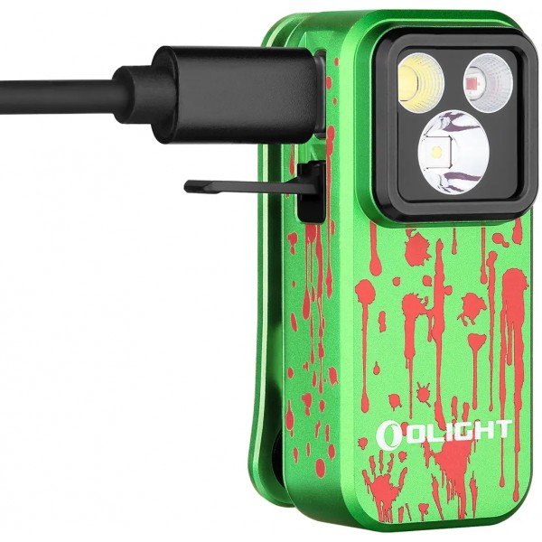 Ліхтар Olight Oclip Pro Zombie green - 23704959