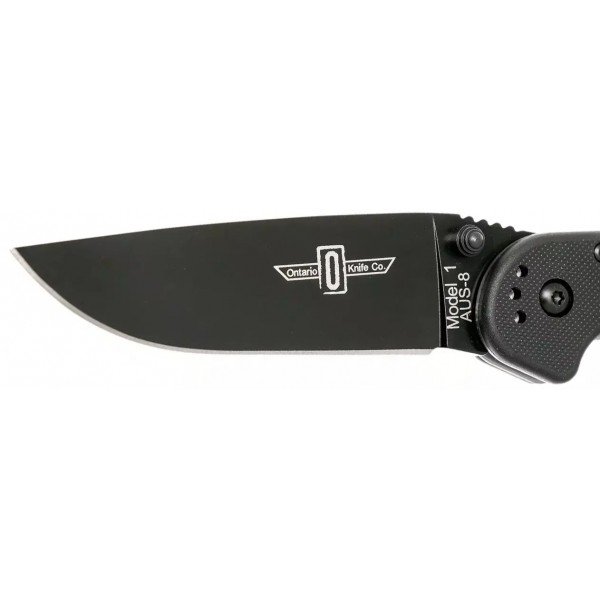 Ніж Ontario Knife RAT I AUS-8 BB Black - 14780014 Ніж Ontario Knife RAT I AUS-8 BB Black - 14780014