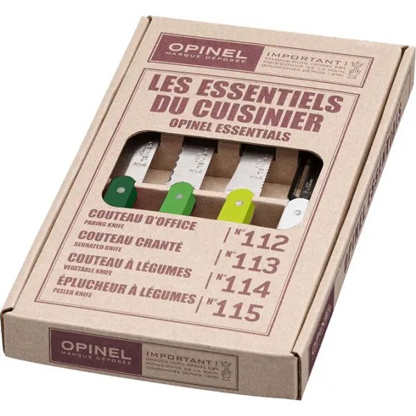 Набор ножей Opinel Les Essentiels Primavera VRI Inox - 001709 Набор ножей Opinel Les Essentiels Primavera VRI Inox - 001709