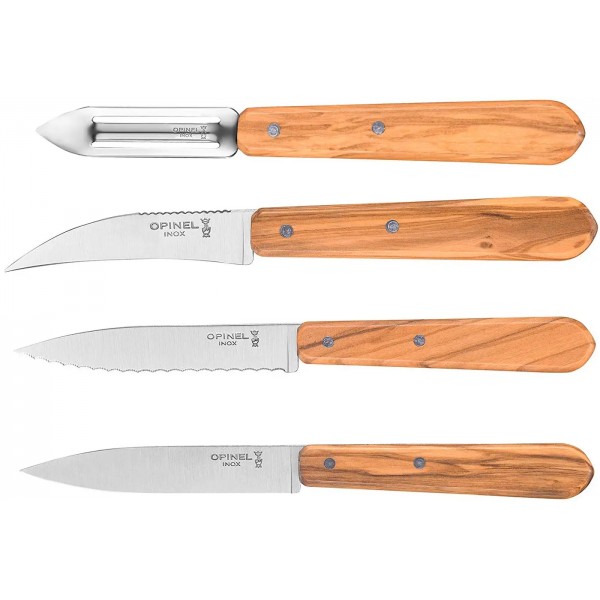 Набор ножей Opinel Les Essentiels Olive VRI Inox - 3561908