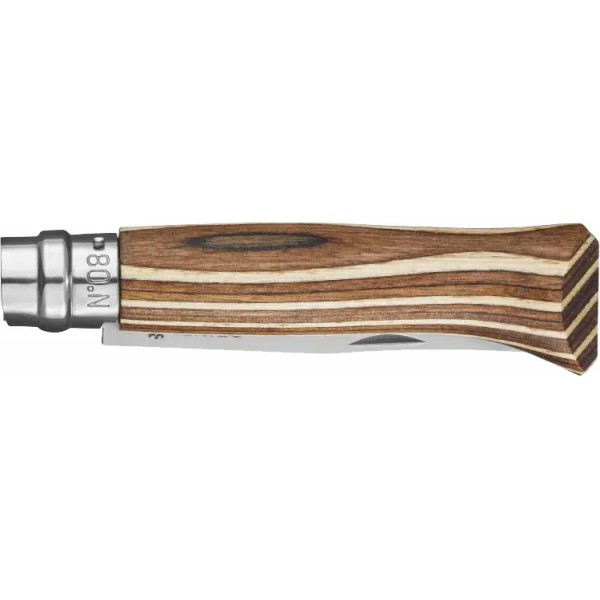 Нож Opinel №8 VRI Laminated Brown - 2046657