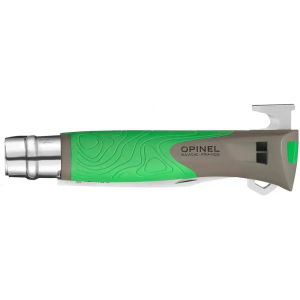 Нож Opinel №12 VRI Inox Explore Tick Remover Green - 2046676