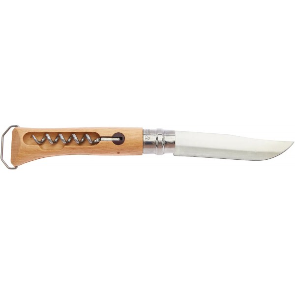 Нож Opinel №10 VRI Inox Corkscrew - 2046682 Нож Opinel №10 VRI Inox Corkscrew - 2046682