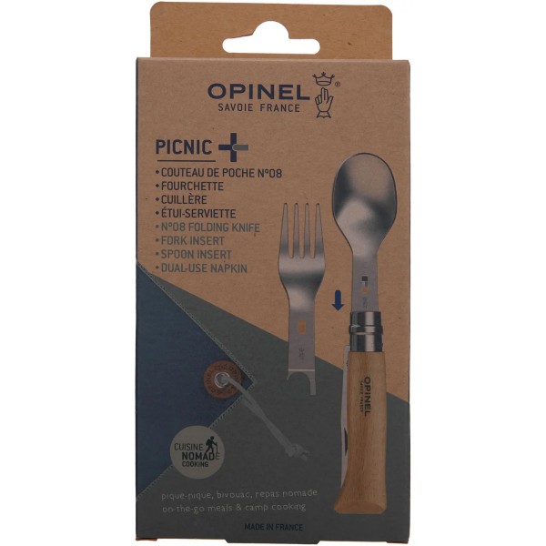 Ніж багатофункціональний Opinel № 8 VRI Inox Picnic+ - 2046683 Ніж багатофункціональний Opinel № 8 VRI Inox Picnic+ - 2046683