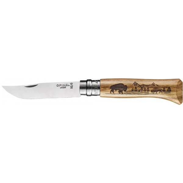 Нож Opinel №8 Animalia America Buffalo - 2046746