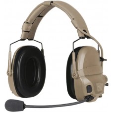 Активные наушники Ops-Core AMP Communication Headset-Connectorized. Верхний держатель. Tan
