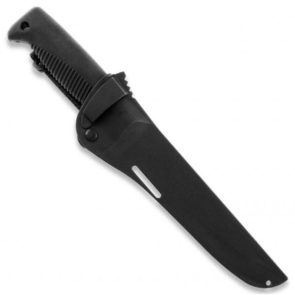 Ніж Peltonen M95, покриття PTFE Teflon, чорний, чорний композитний чохол - FJP002 Ніж Peltonen M95, покриття PTFE Teflon, чорний, чорний композитний чохол - FJP002
