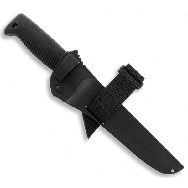 Ніж Peltonen M95, покриття PTFE Teflon, чорний, чорний композитний чохол - FJP002 Ніж Peltonen M95, покриття PTFE Teflon, чорний, чорний композитний чохол - FJP002