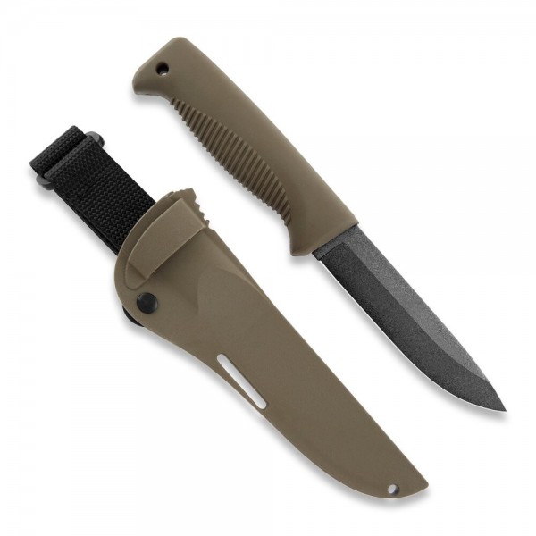 Ніж Peltonen M07, покриття PTFE Teflon, coyote, coyote композитний чохол - FJP121